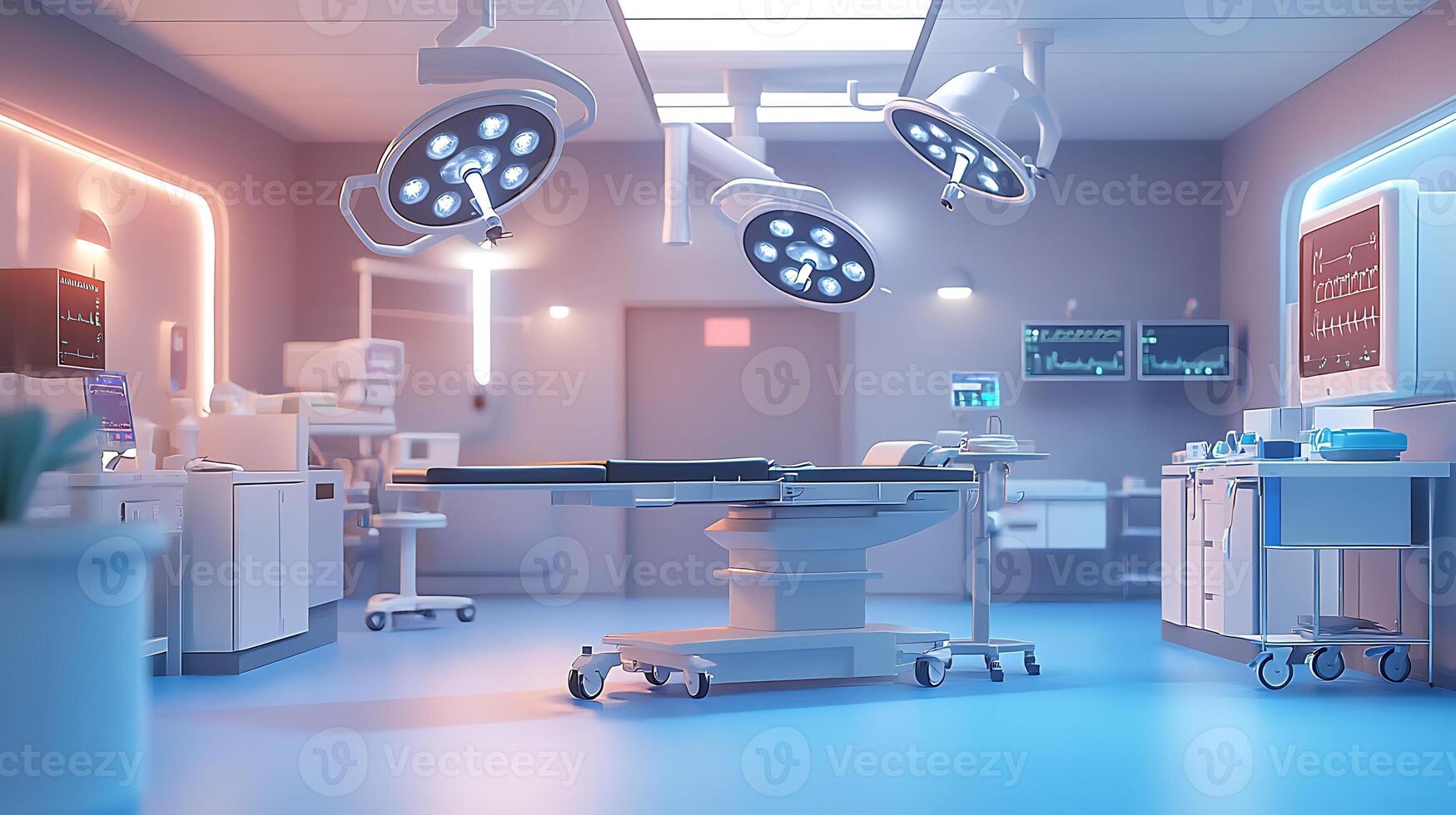 Innovative Operating Room Design for Advanced Medical Care and Technology photo