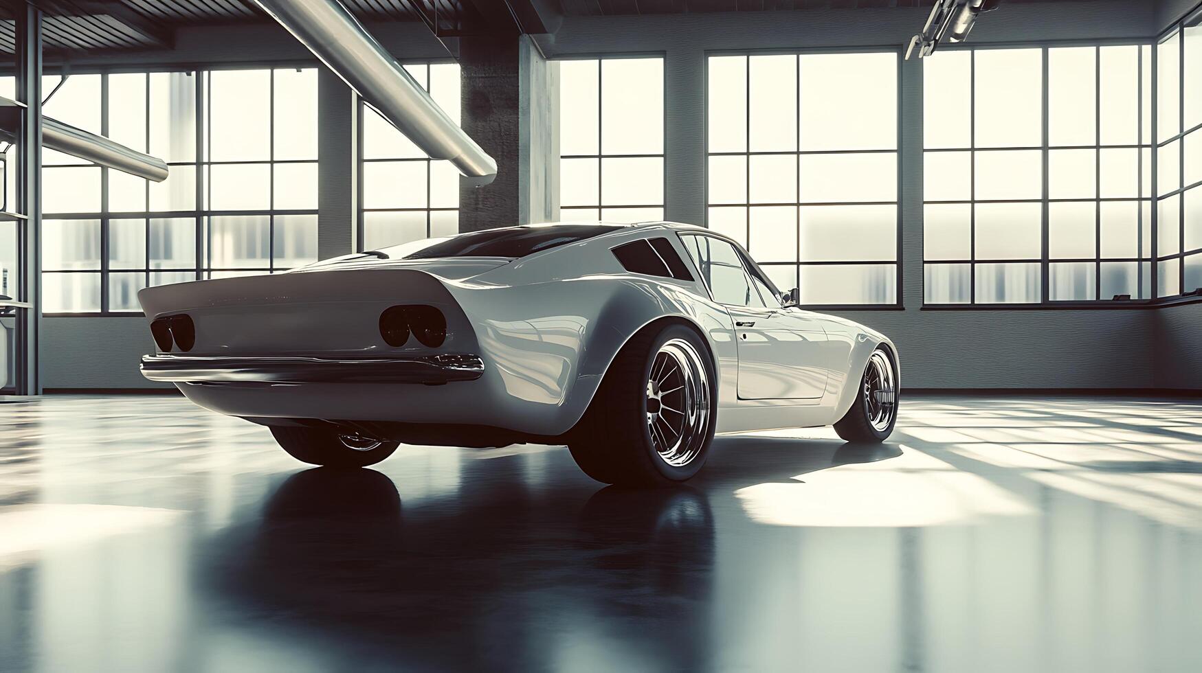 Perfect Close-Up of a Sleek Modern Car Capturing Every Detail photo