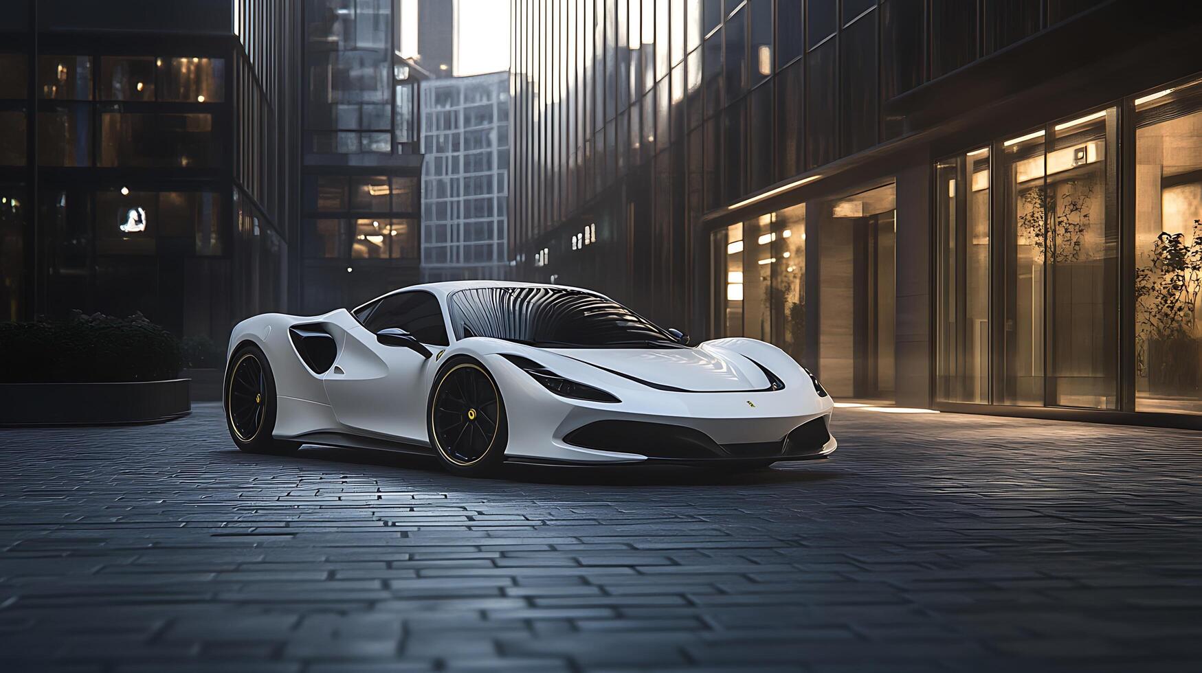 Detailed Close-Up of a Modern Car Revealing Every Design Element photo