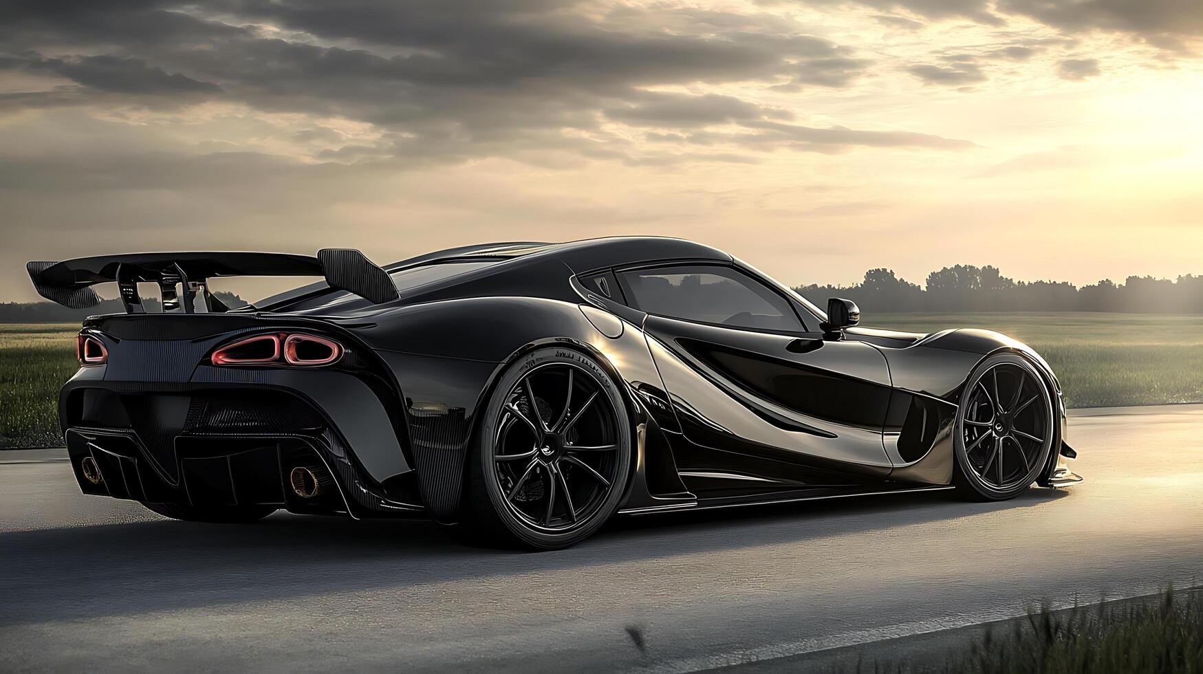 Capturing the Sleek Details of a Modern Car in Perfect Close-Up photo