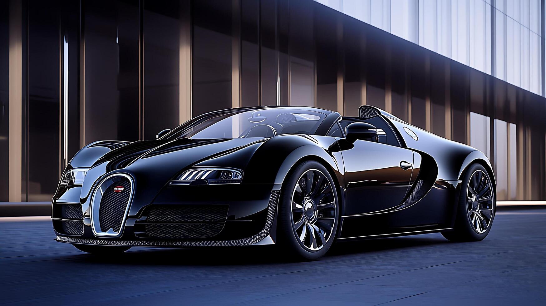Close-Up of a Modern Car Showcasing Innovation and Detailed Design photo