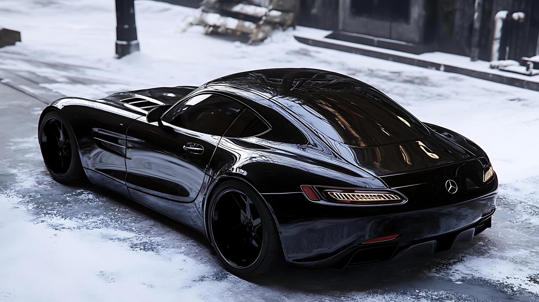 A Close-Up Image Showcasing the Precision of a Modern Car Design photo