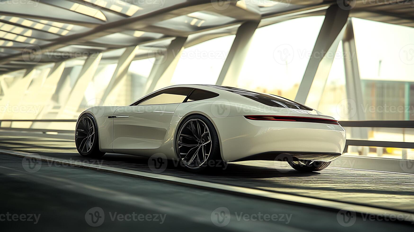 Capturing the Sleek Design of a Modern Car with Close-Up Precision photo