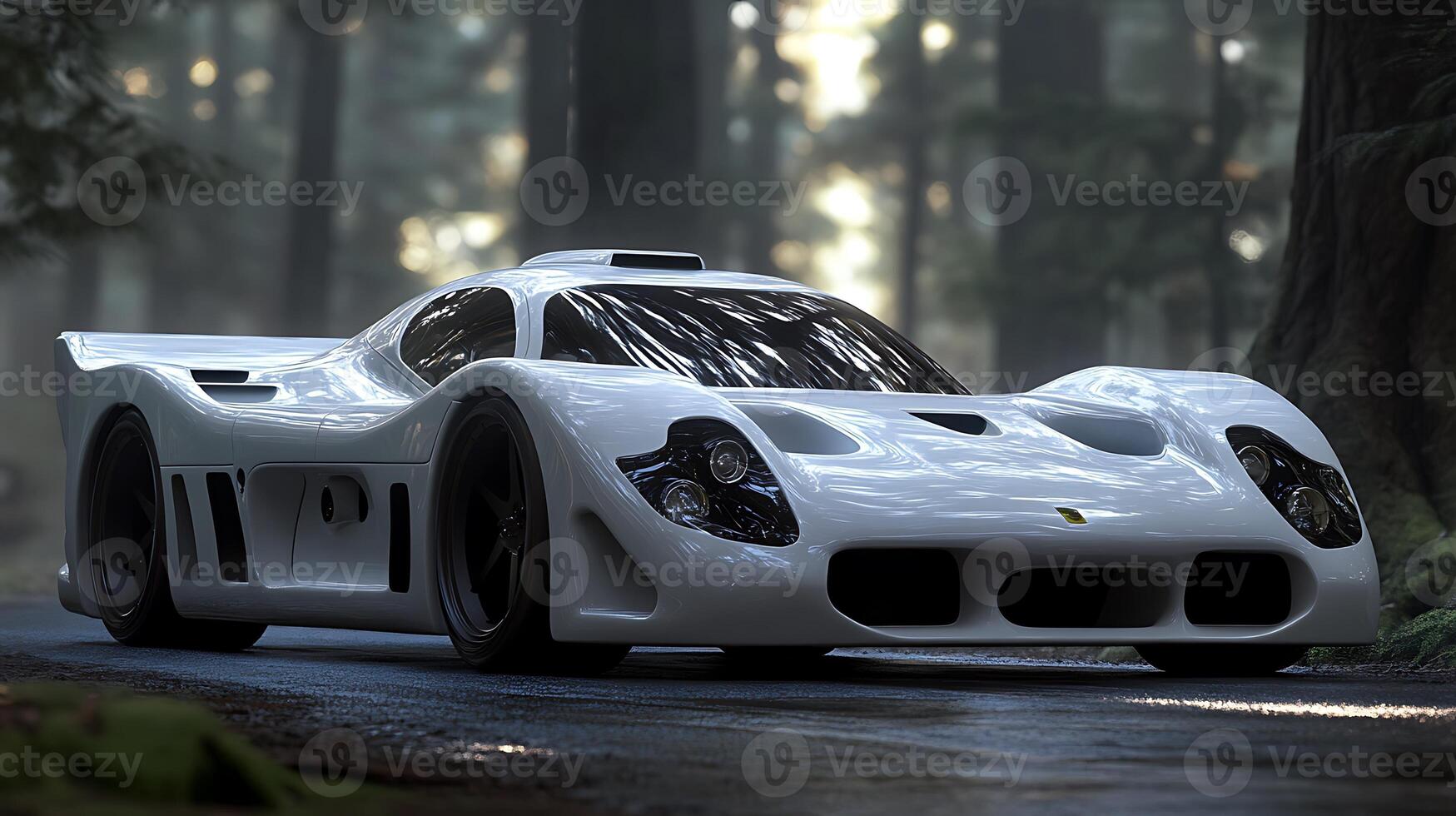 Capturing the Intricate Details of a Modern Car with Close-Up Precision photo