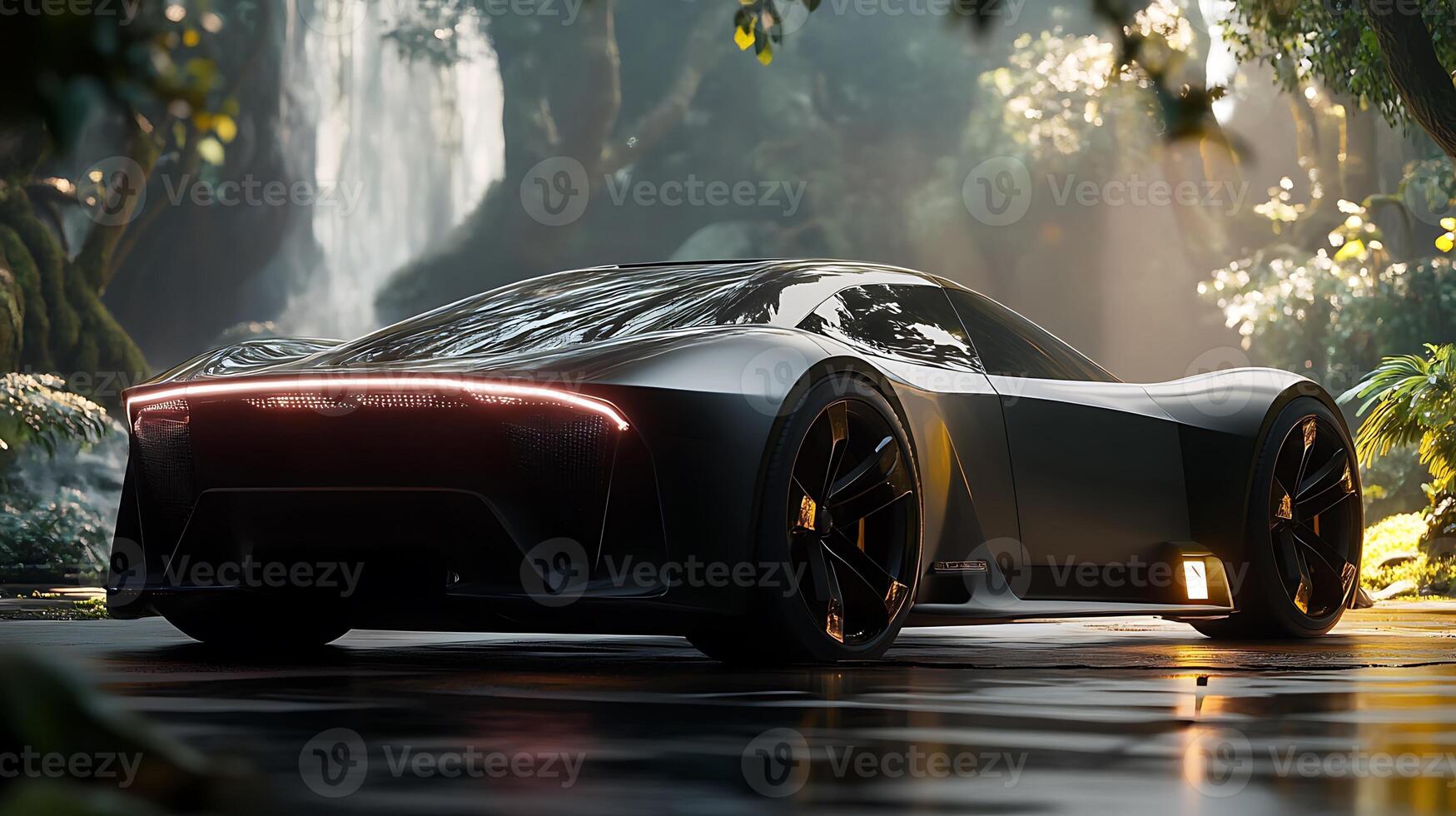 Capturing the Elegance and Innovation of Modern Cars in Close-Up photo