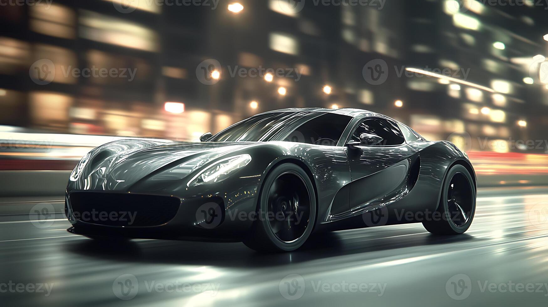 A Modern Automotive Masterpiece Highlighted in Precision Close-Up Photography photo