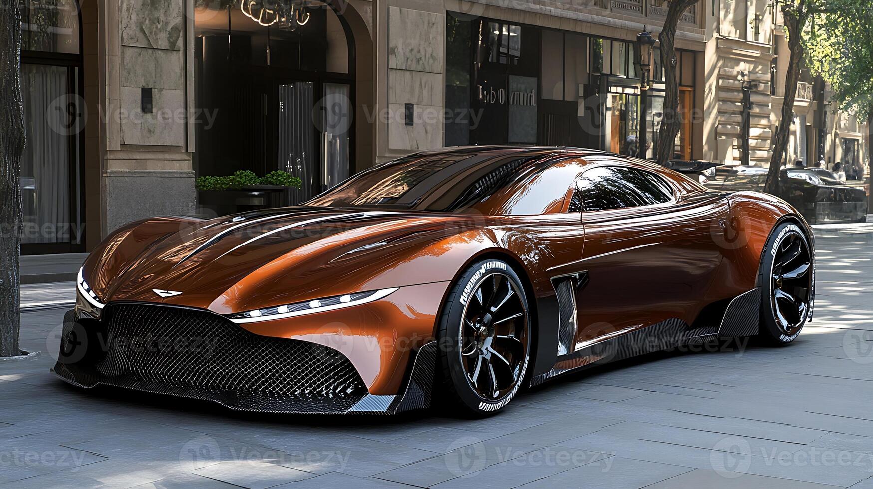 Capturing the Intricate Details of a Modern Car with Stunning Precision photo
