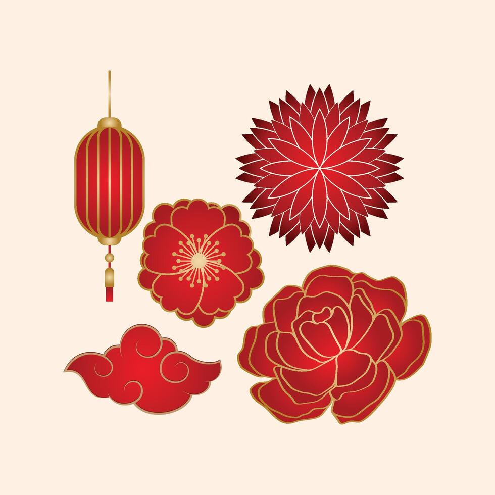 Chinese new year festival background vector