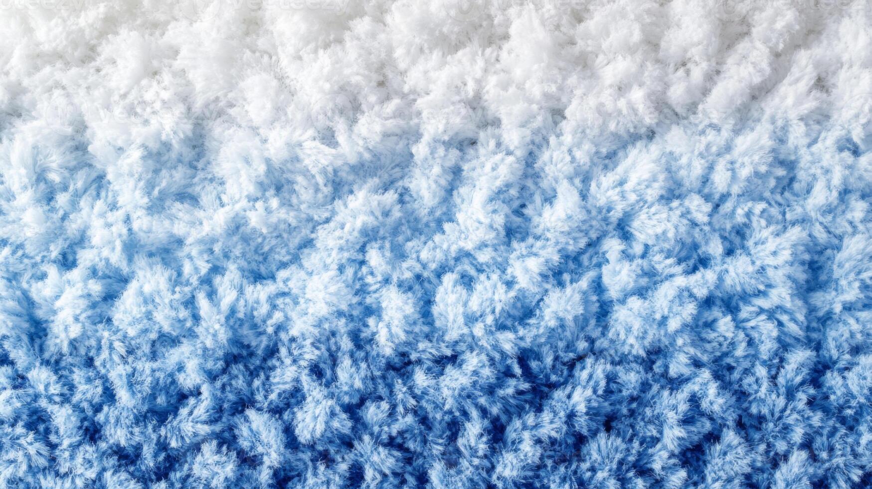 Abstract Blue and White Fuzzy Texture with Gradual Color Transition photo