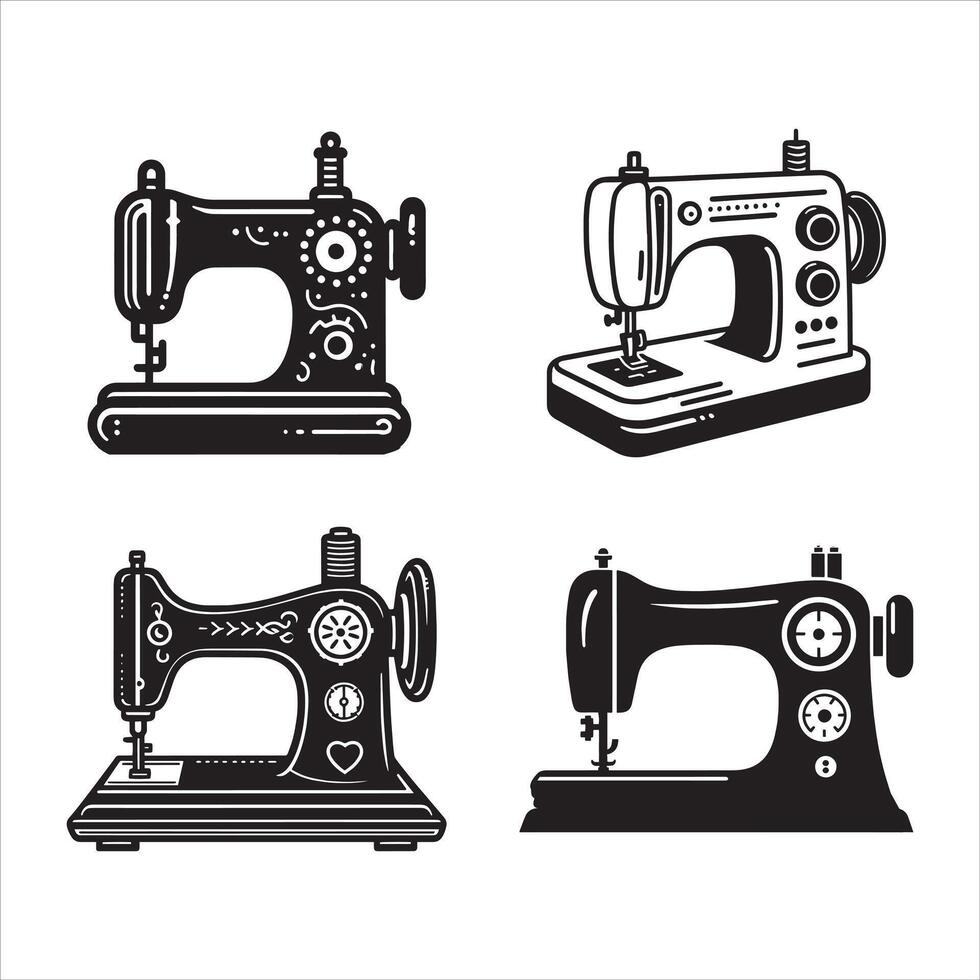 The Sewing Machine Song vector