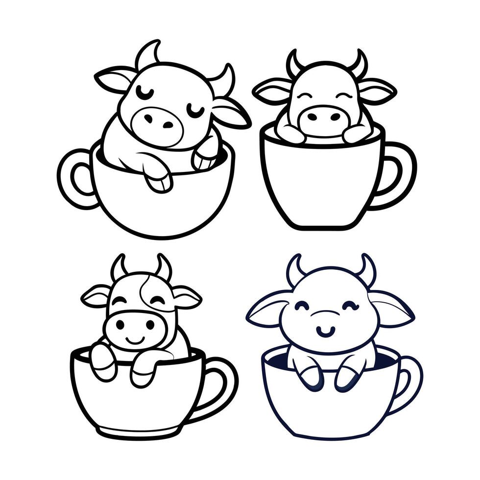 Cattles Cup of Calm vector