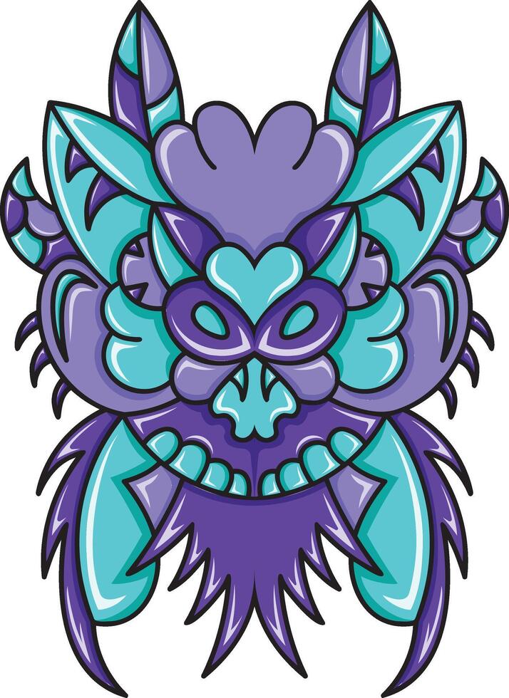 design monsters abstract colorful. Design for digital print and coloring book vector
