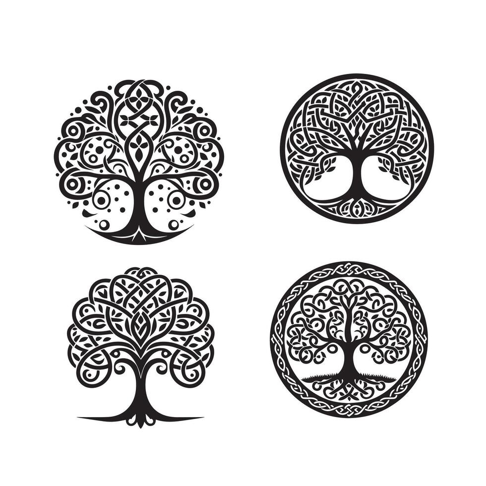The Sacred Tree of Life vector