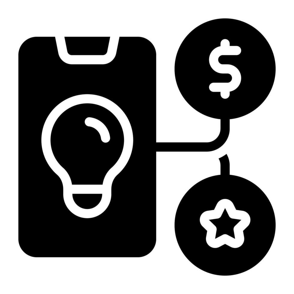 gamification and interactive glyph icon vector