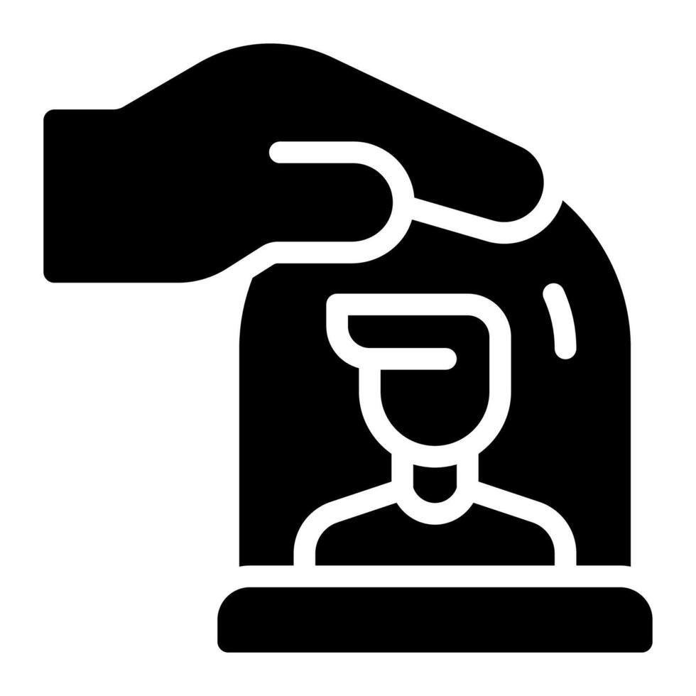 retention strategy glyph icon vector