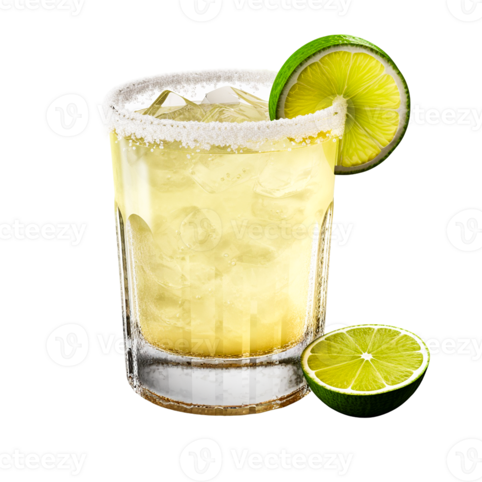 Realistic Isolated Cocktail Food Illustration Design with Transparent Background png