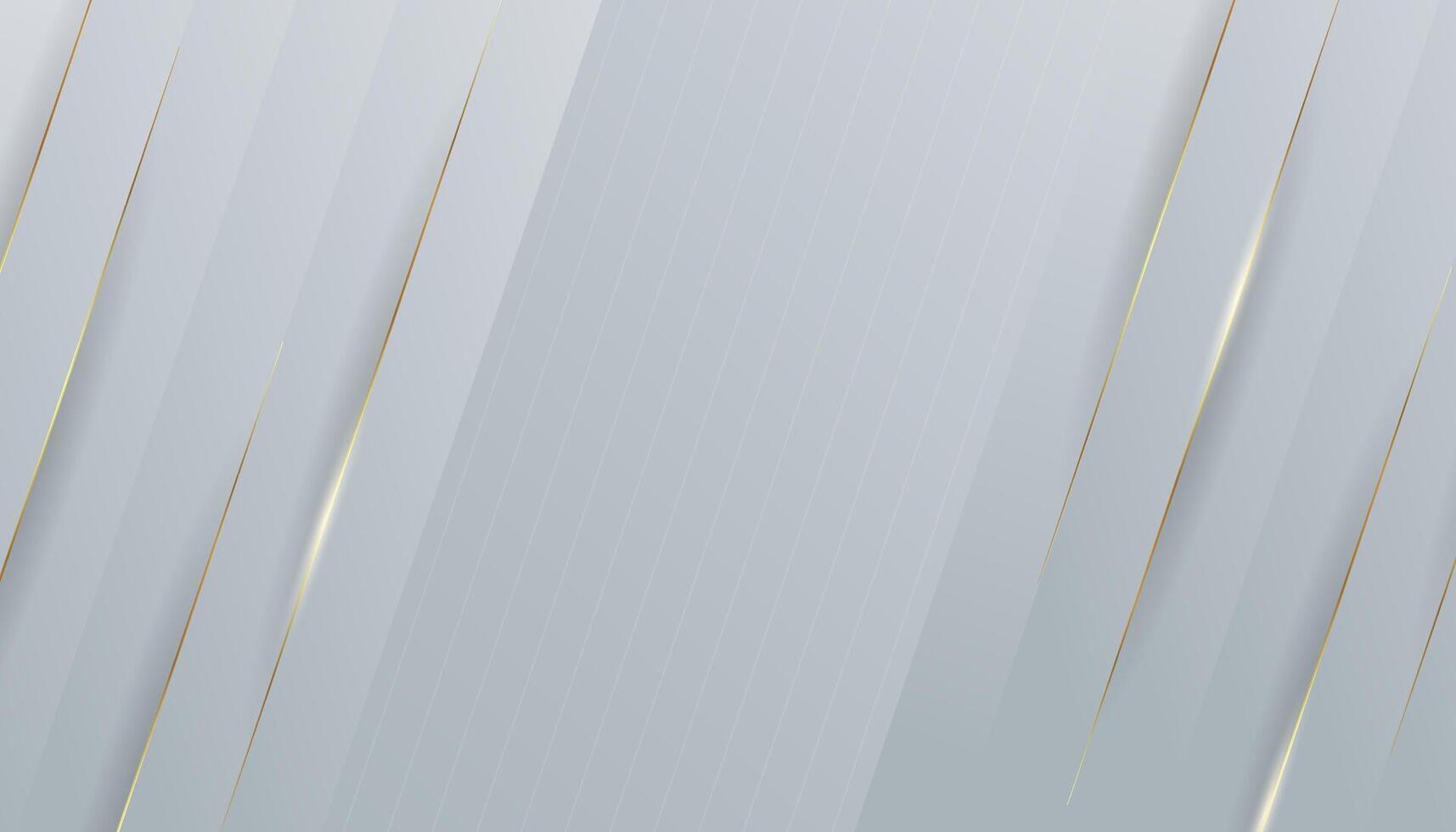 Premium grey background with luxury gold line elements. vector