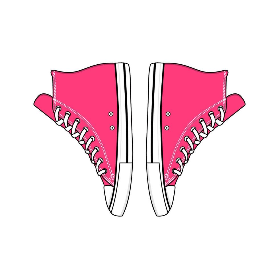 Sneakers Footwear Image And Illustration vector