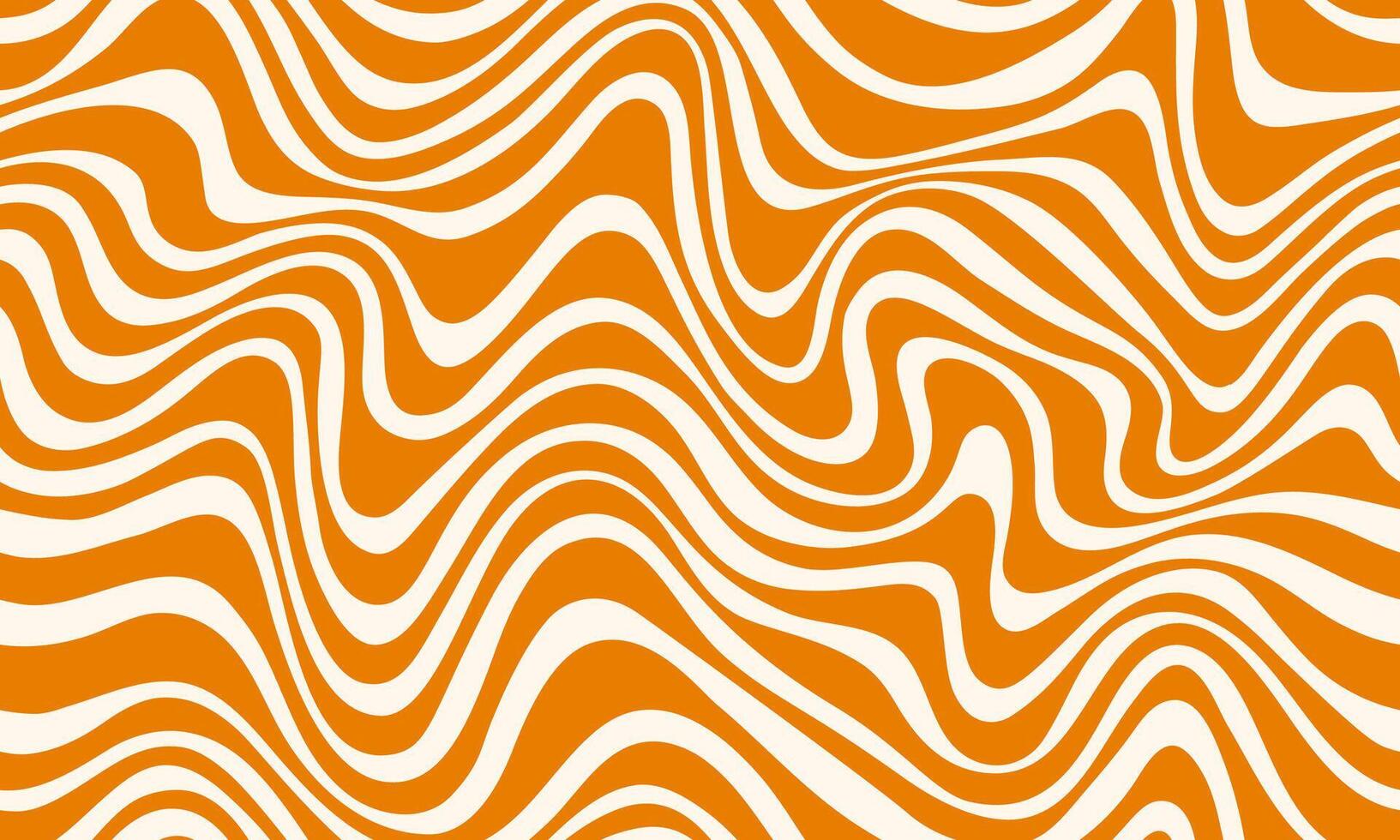 Wavy swirl caramel pattern, peanut background vector