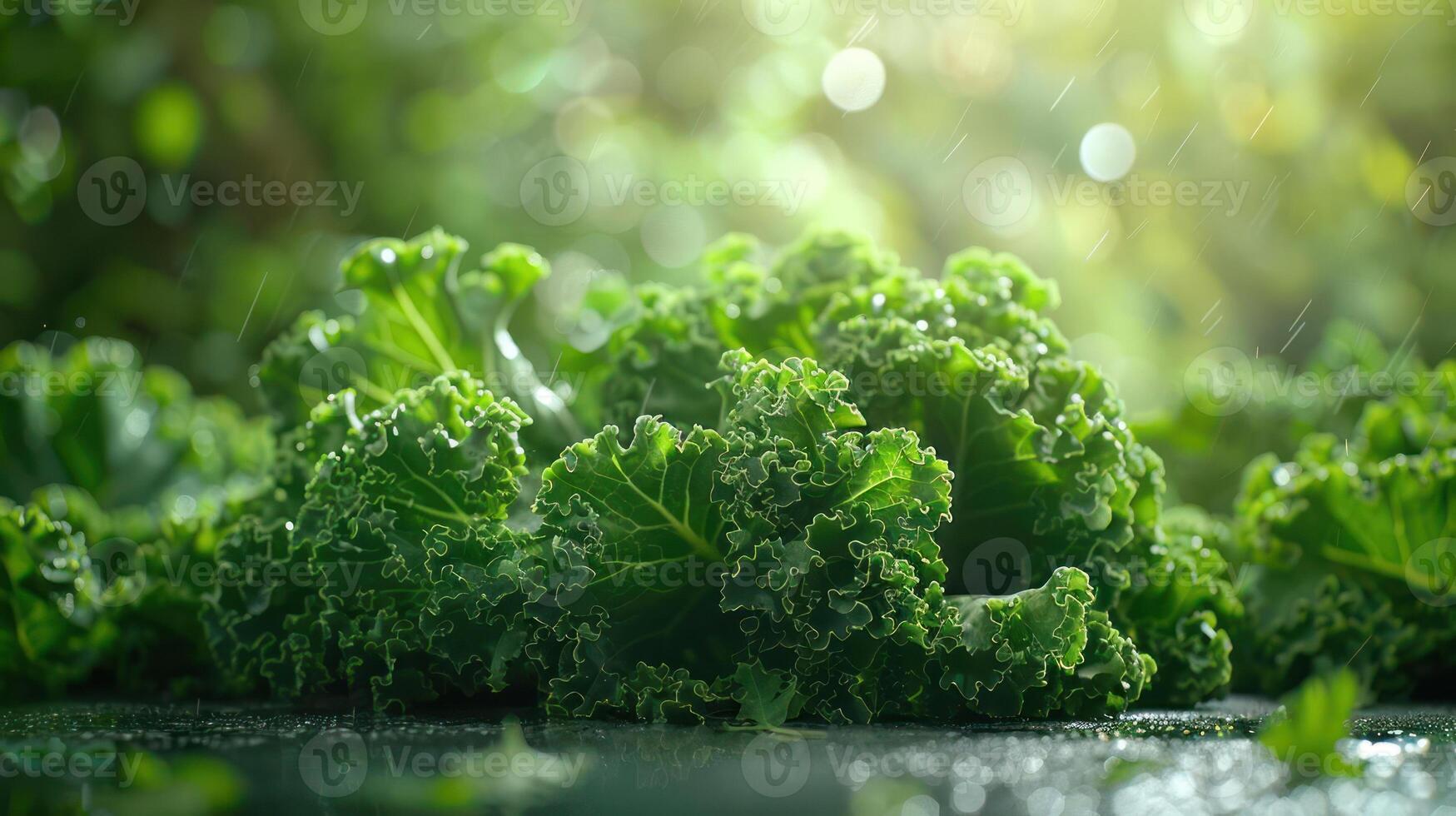 a close up of a bunch of green vegetables photo