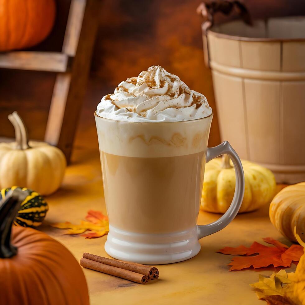 Pumpkin spice latte photo