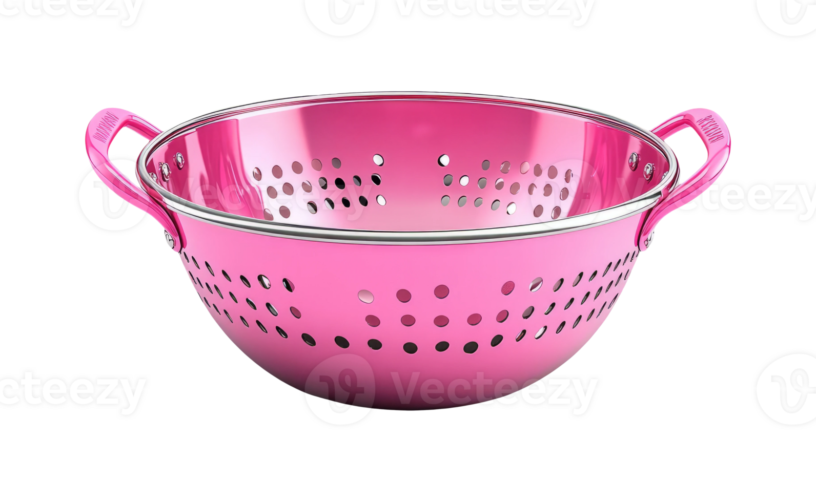 Pink Colander Isolated on Transparent Background png