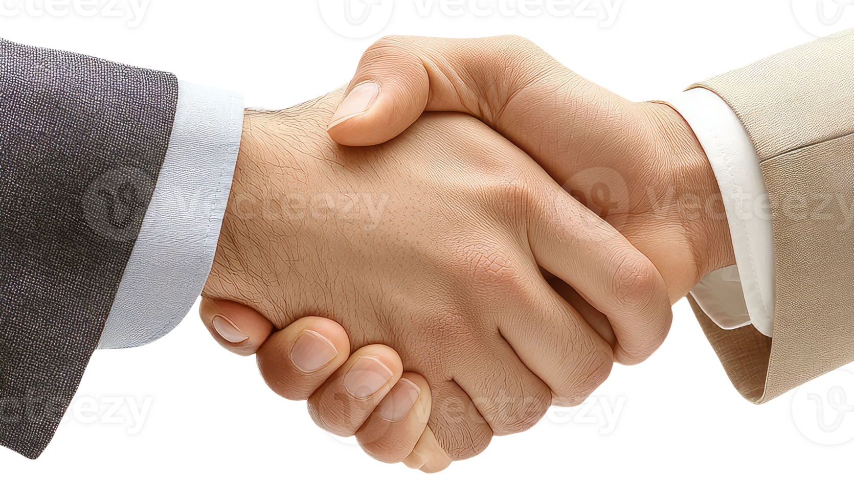Business Handshake on Transparent Background png