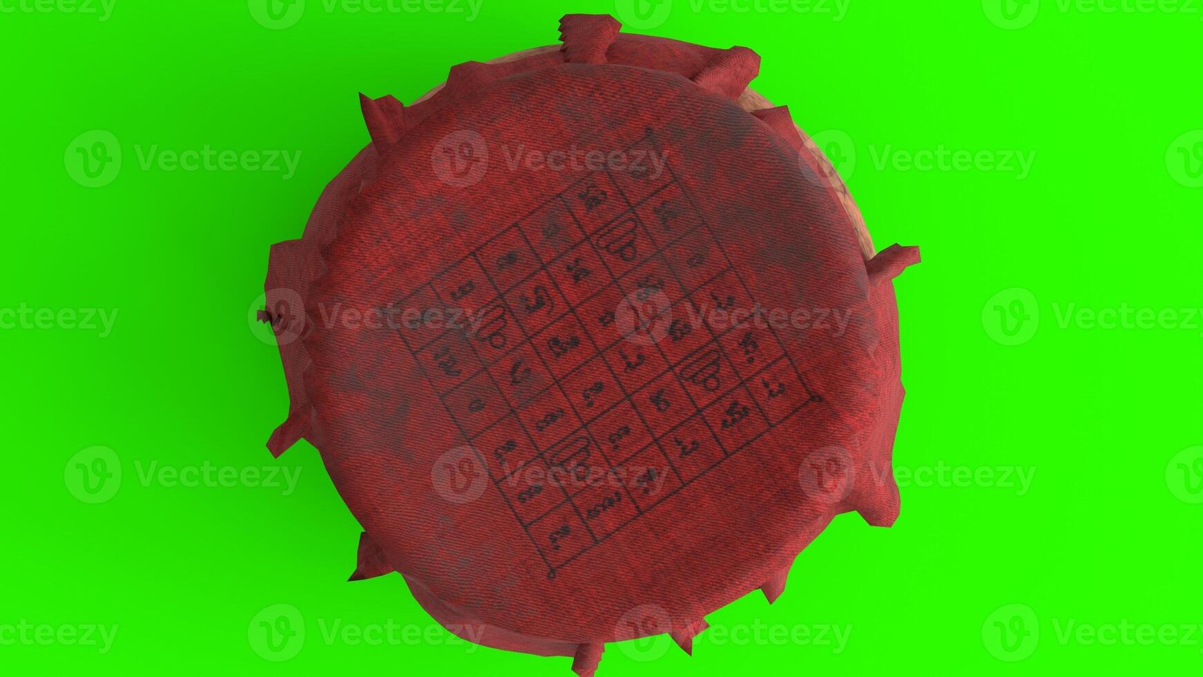 ghost pot with green background photo