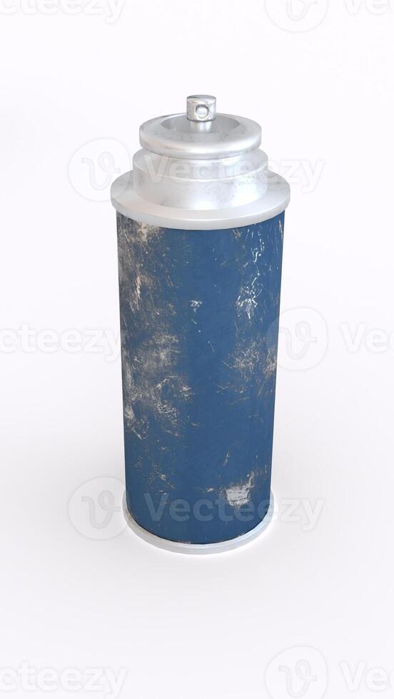 spray can with white background photo