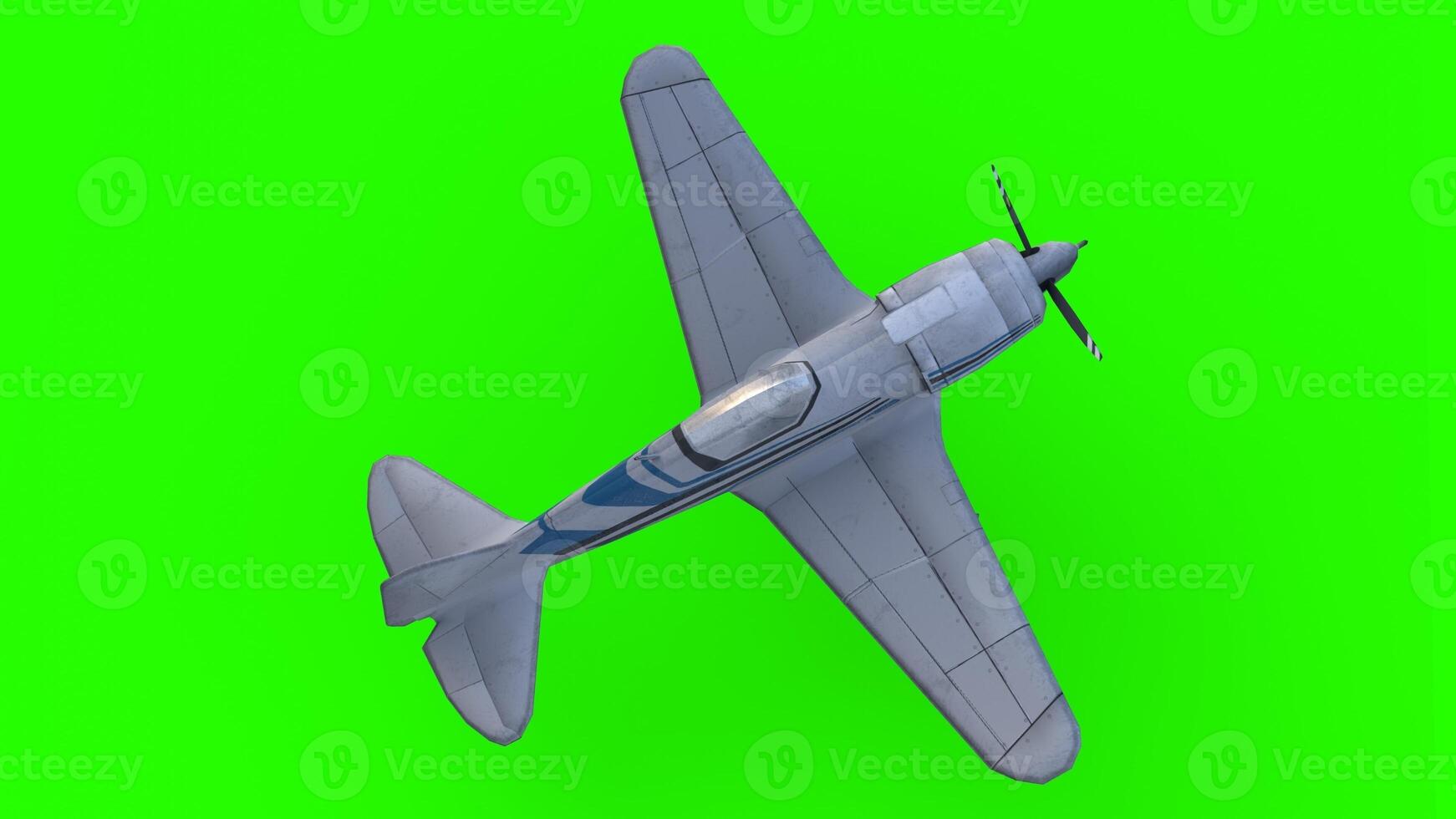 airplane toy with green background photo