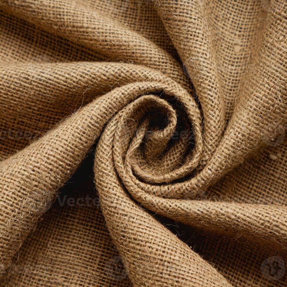 Coarse beige fabric with consistent weave and imperfections evokes rustic, natural aesthetic For Social Media Post Size photo