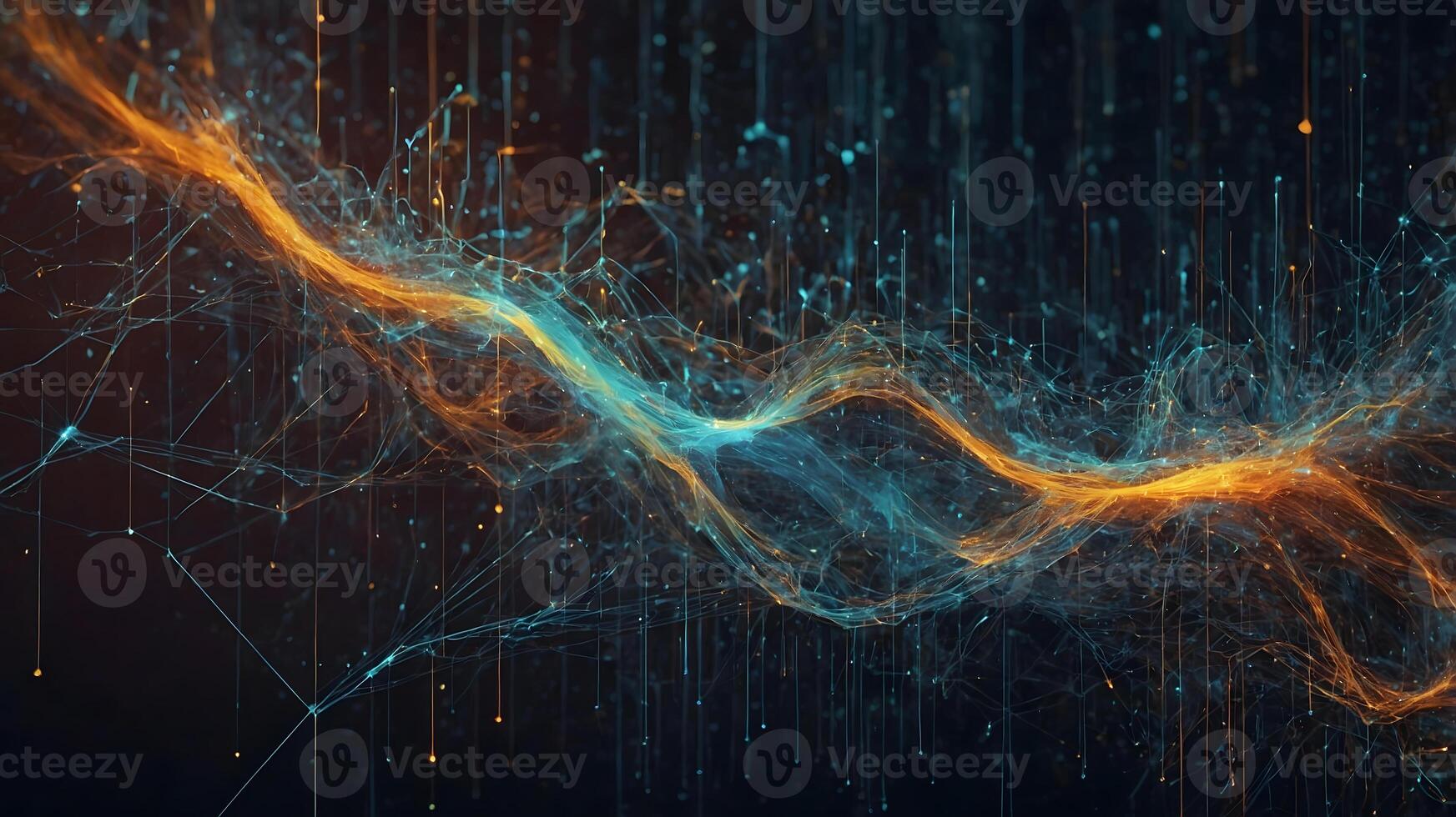 Abstract background of data and lines photo