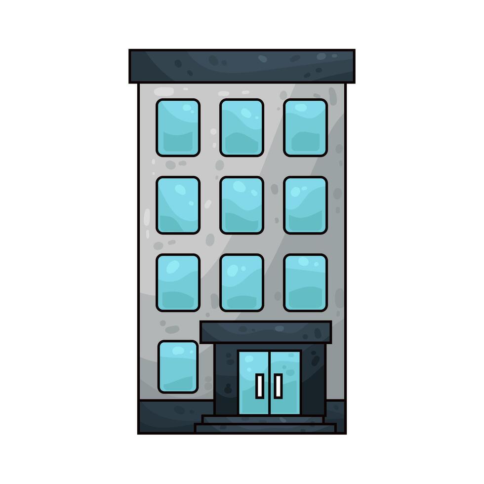 Illustration of Office Building vector
