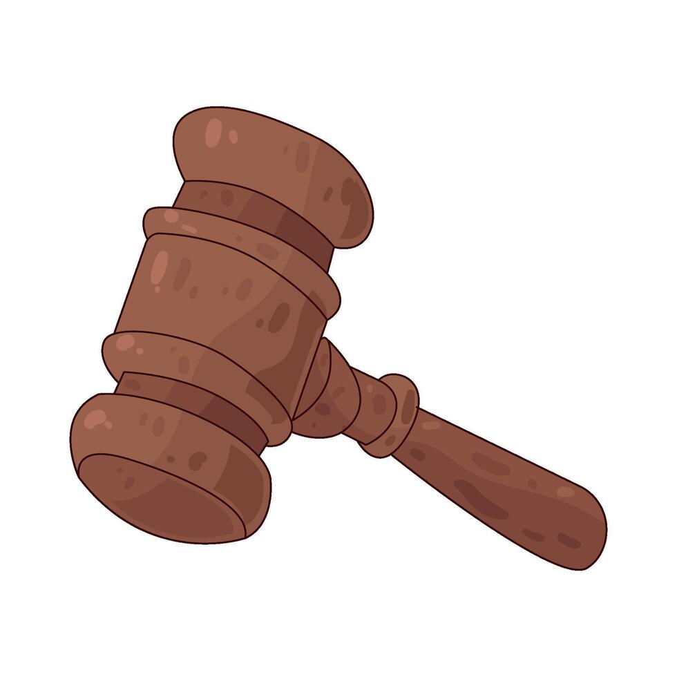 Illustration of Auction Gavel vector