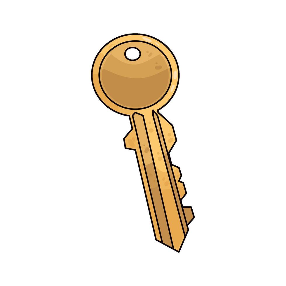 Illustration of key vector