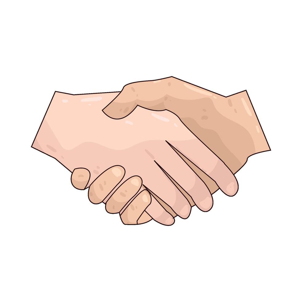 Illustration of Agreement Handshake vector