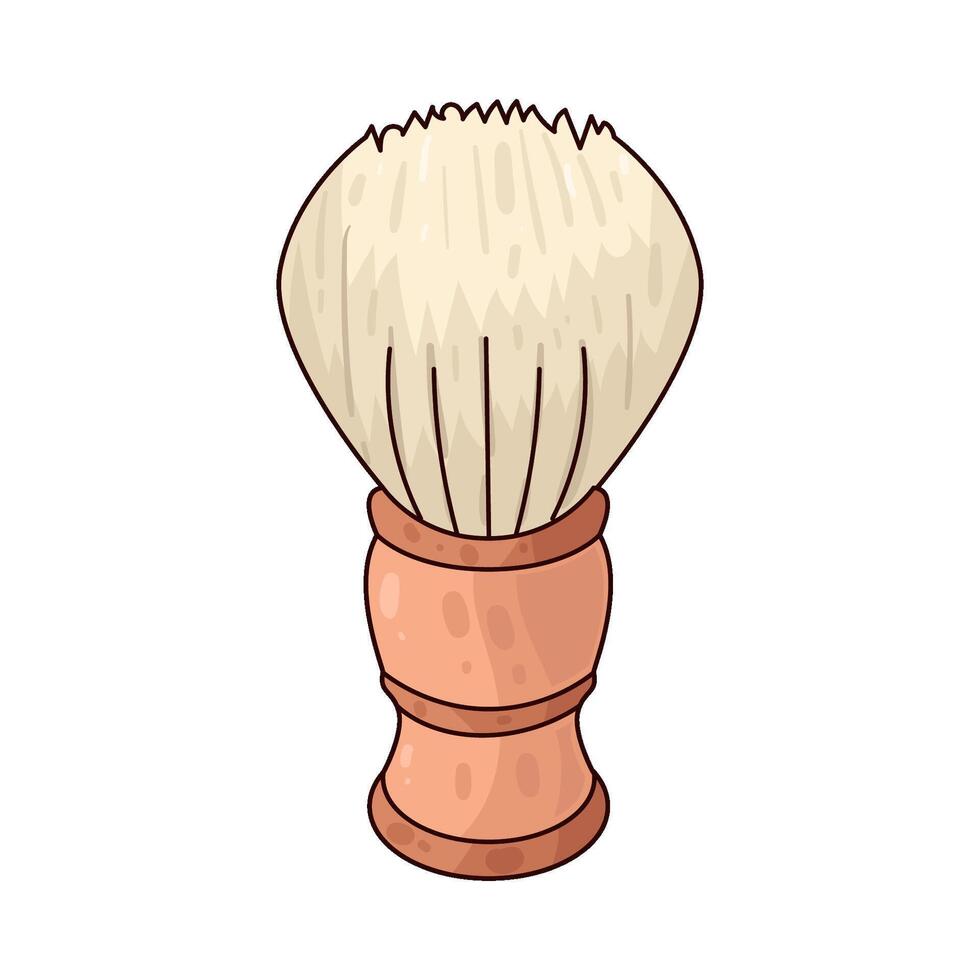 Illustration of Shaving Brush vector