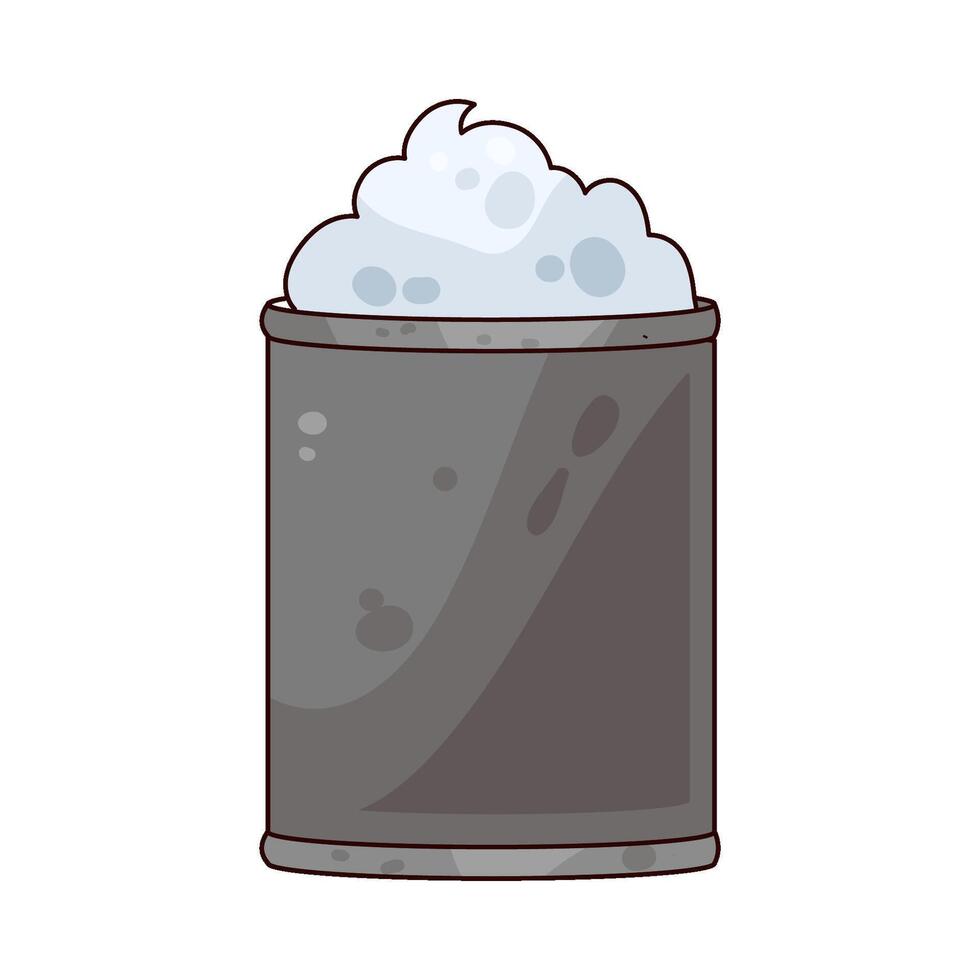 Illustration of Shaving Foam Can vector