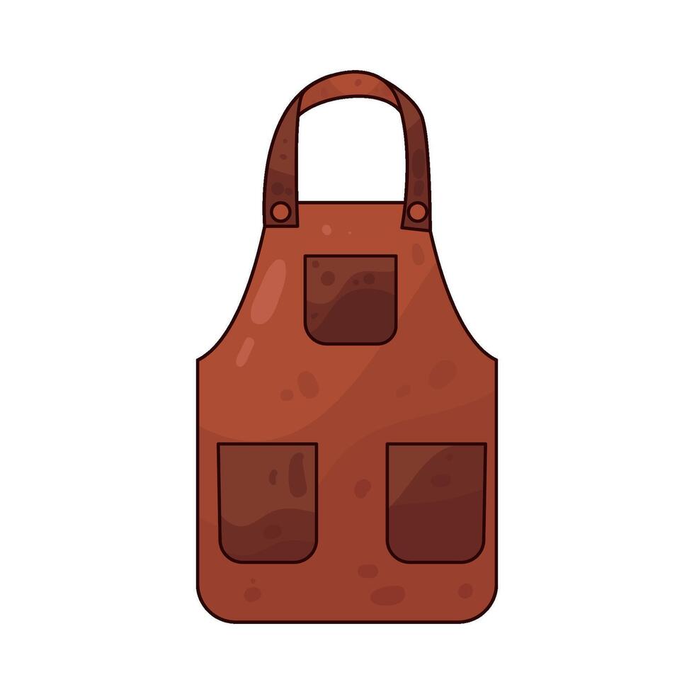 Illustration of Barber Apron vector
