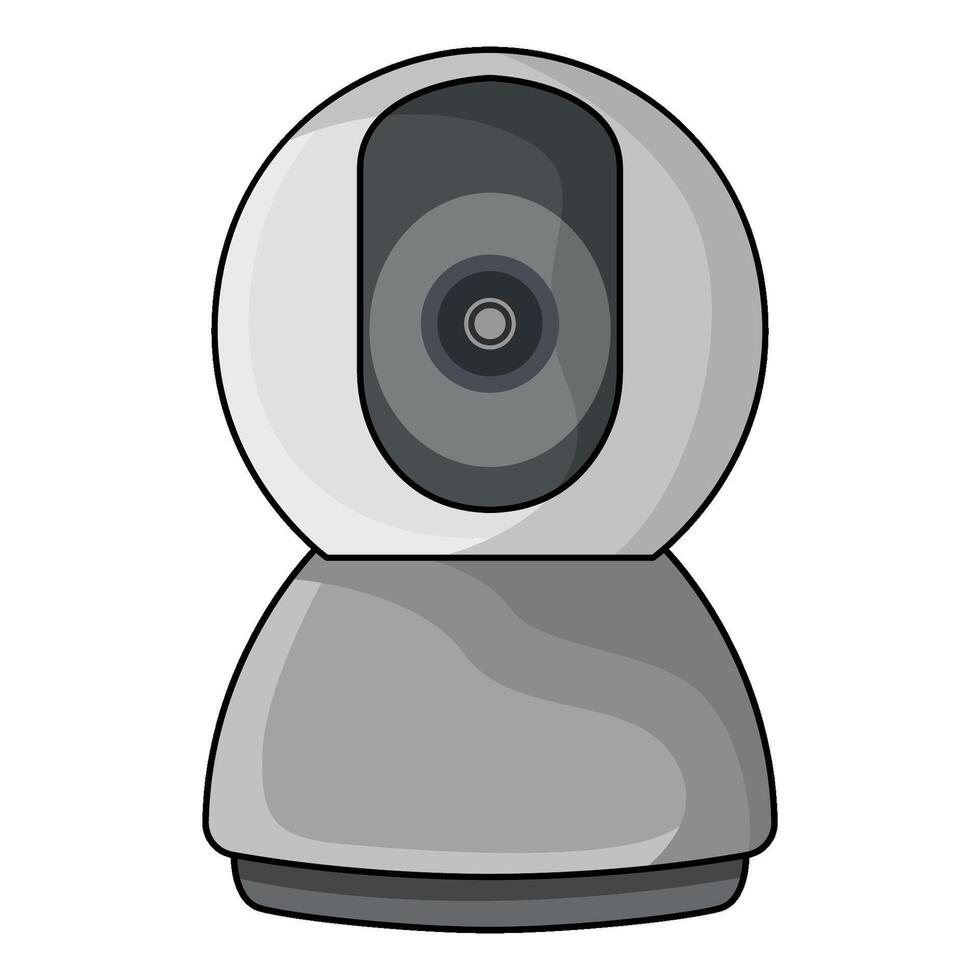 illustration of Home Security Camera vector