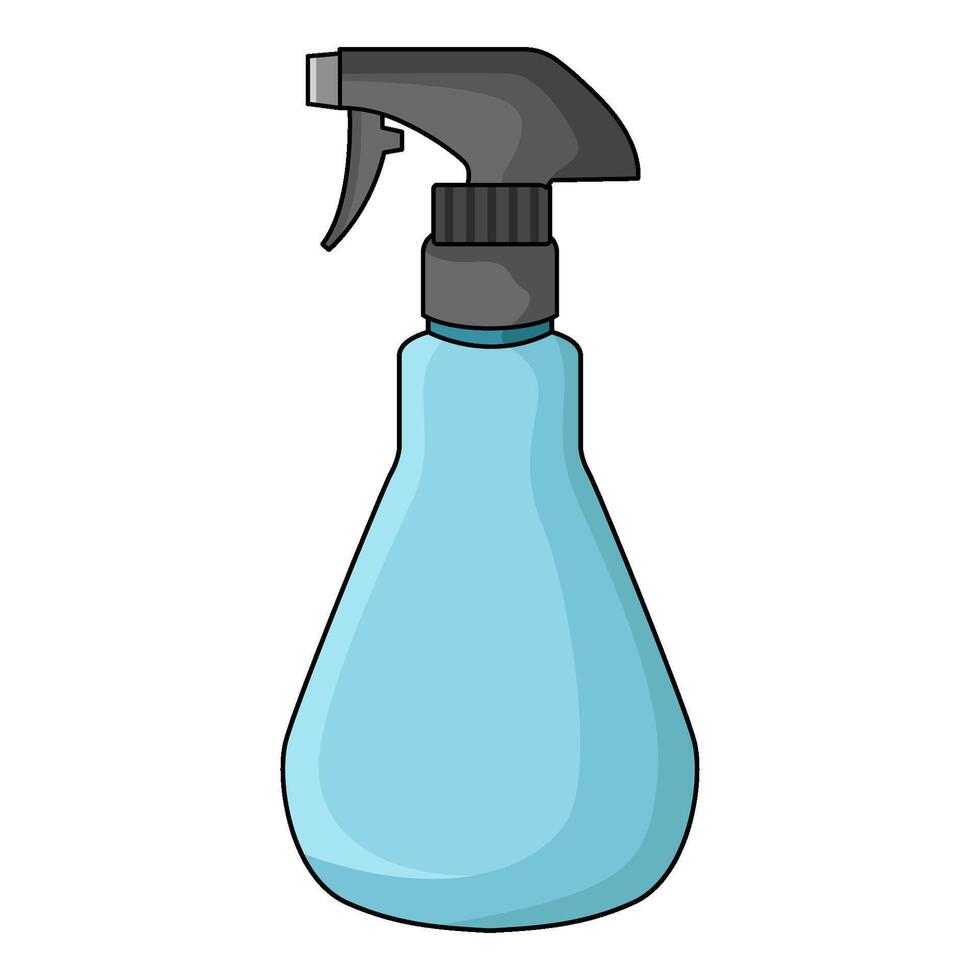 illustration of spray bottle vector