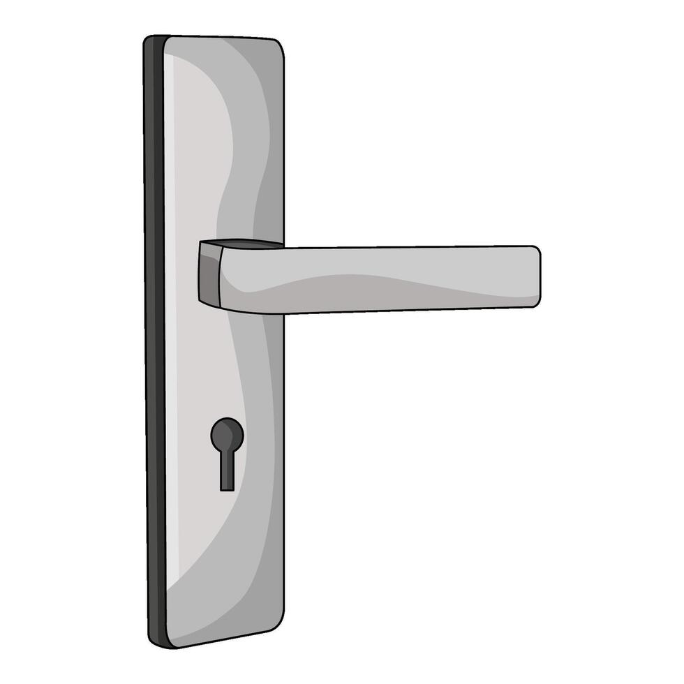 illustration of door lock vector