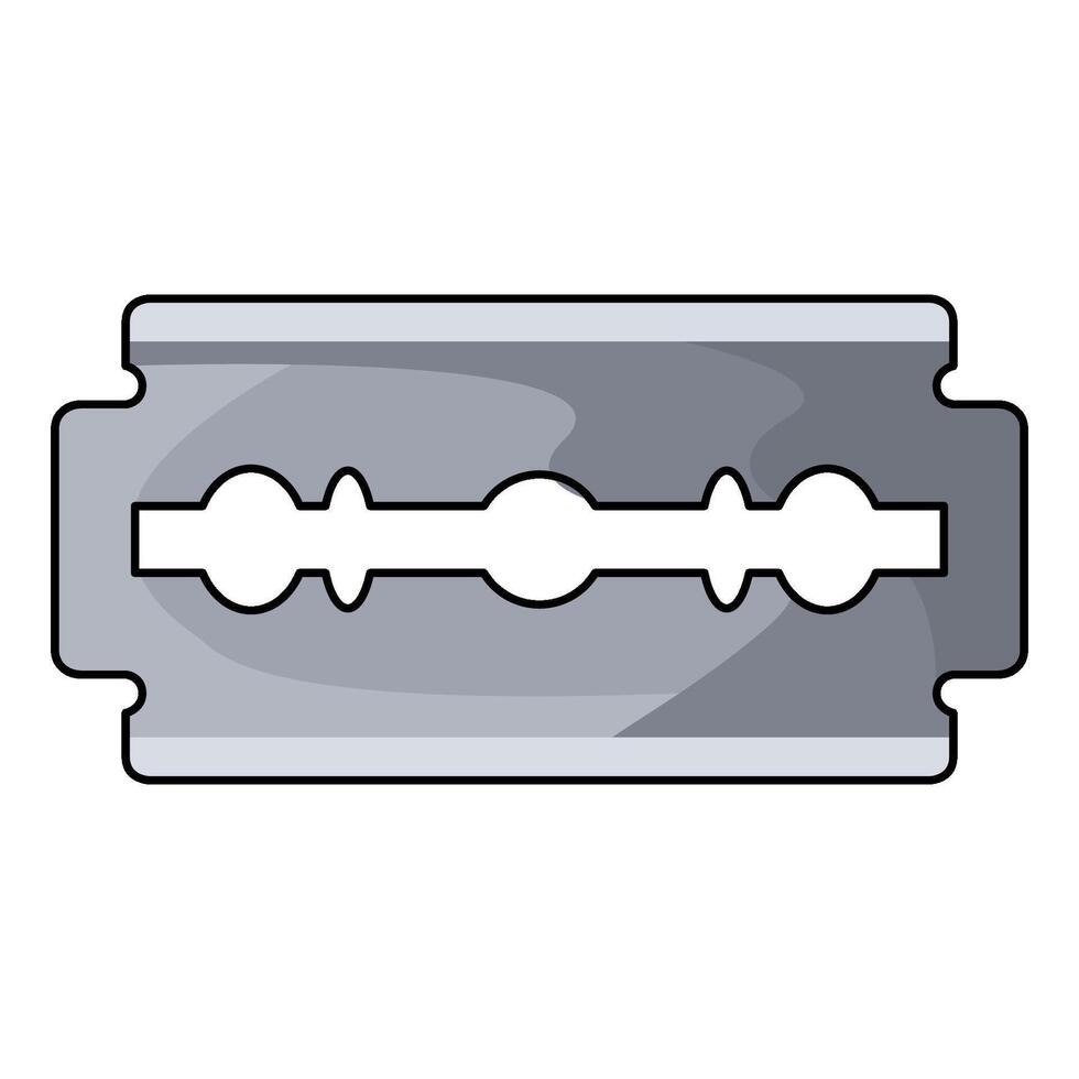 illustration of razor blade vector