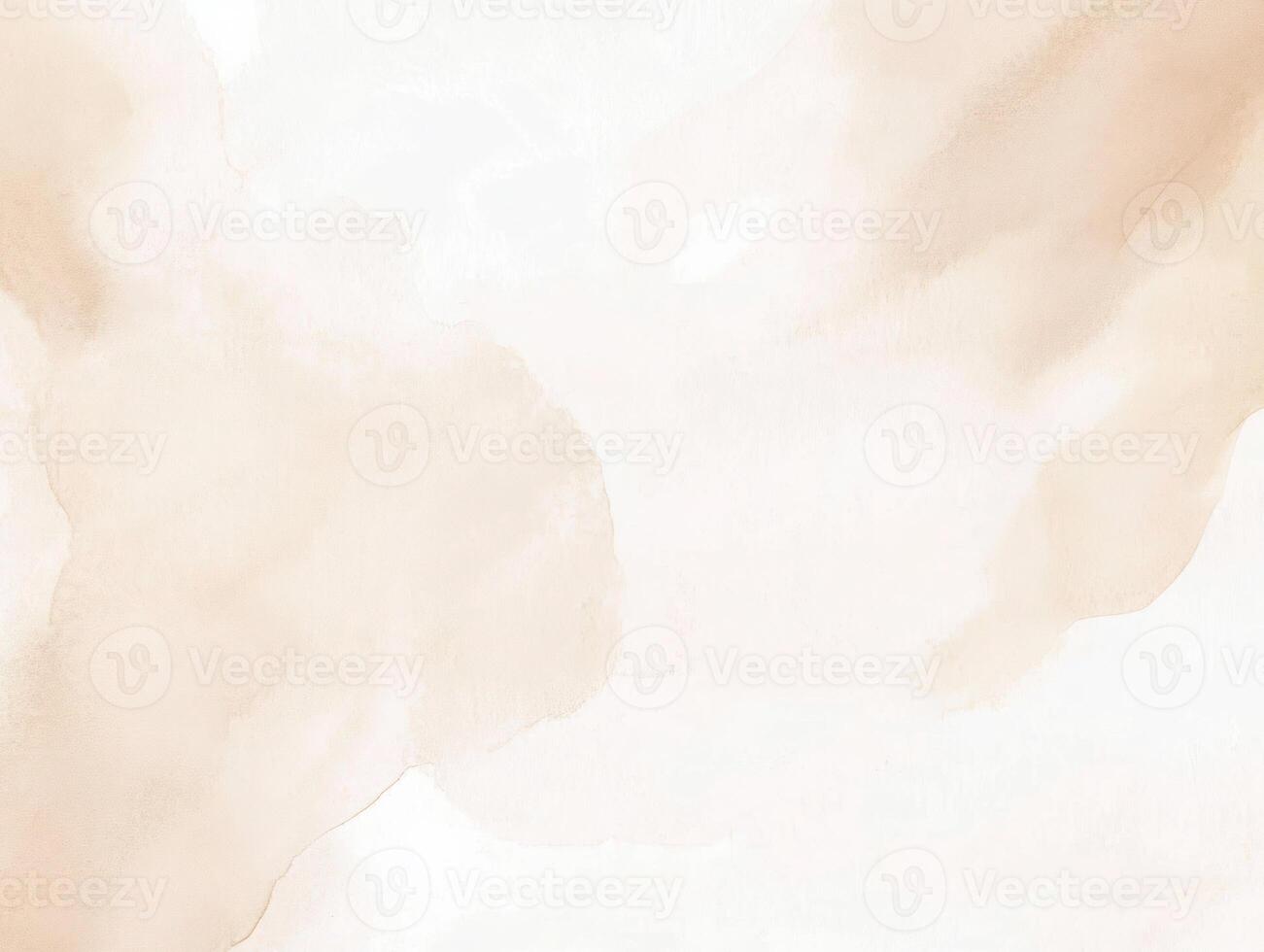 Abstract Beige Watercolor Background Soft Hues Subtle Texture Elegant Design photo