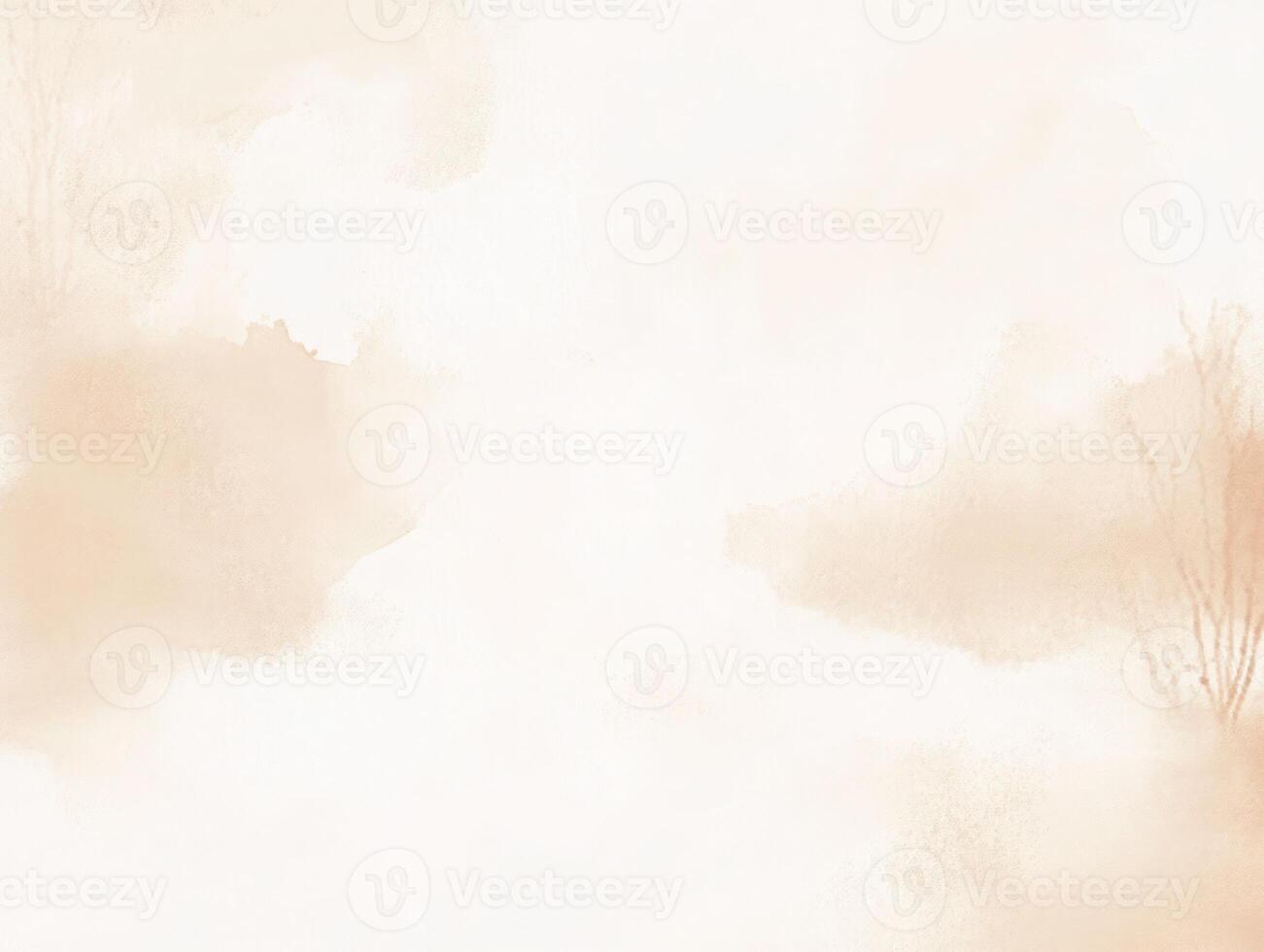 Soft Peach Watercolor Background Abstract Texture Subtle Branches photo
