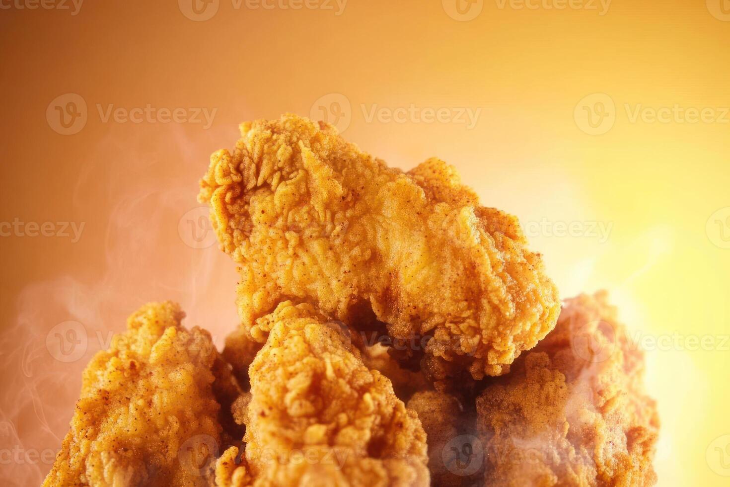 Crispy Fried Chicken Wings Hot Food Delicious Meal photo
