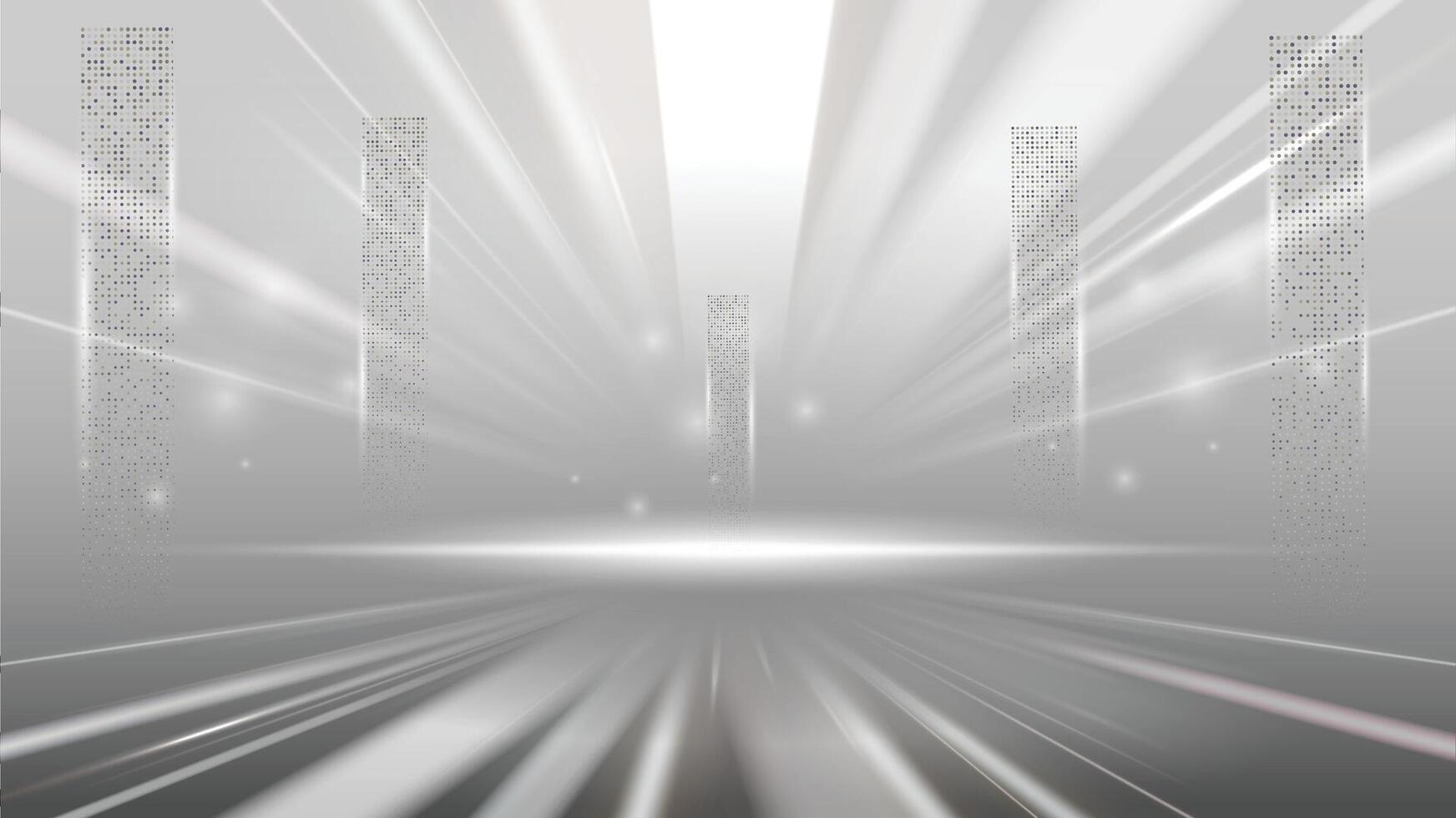 Abstract technology white gray background Hi-tech communication concept vector