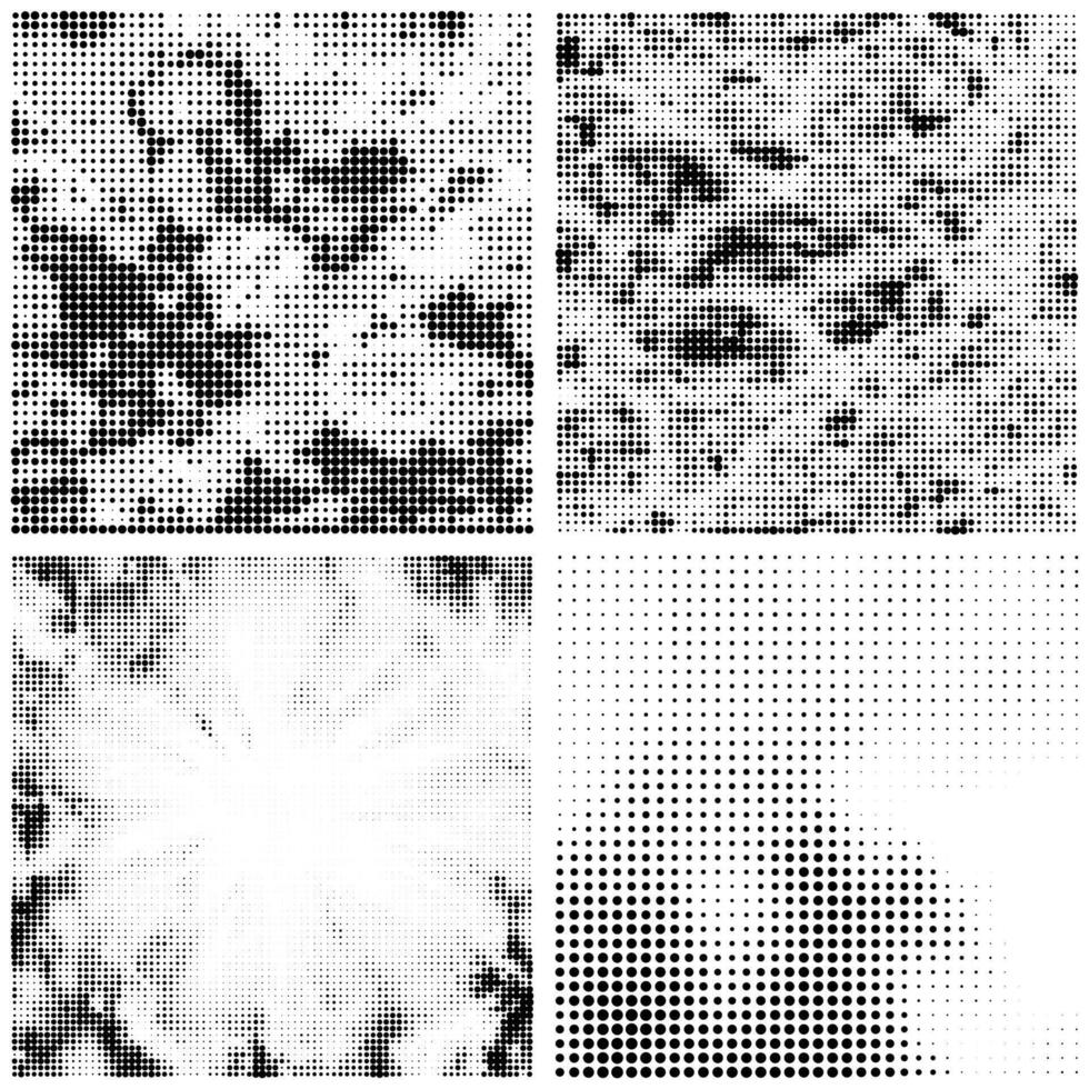 Dotted Background set vector