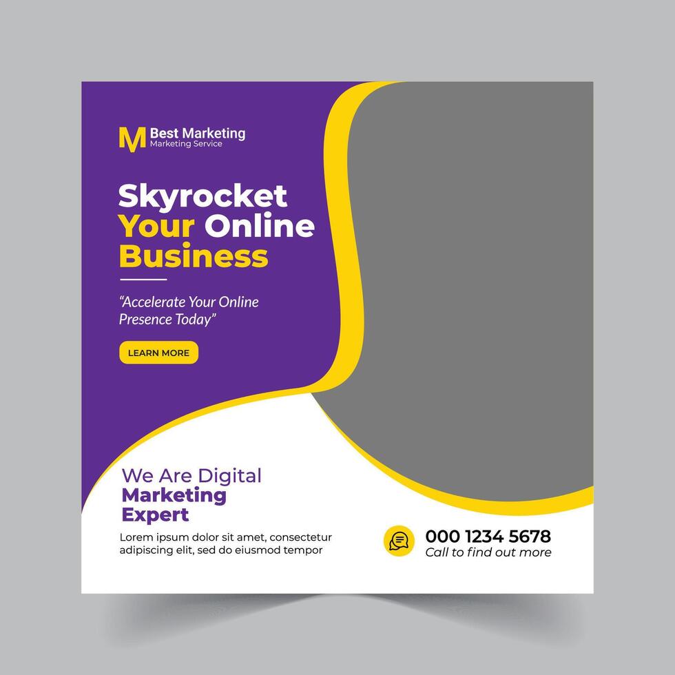 Design Stunning Business Posts in Minutes with These Templates vector
