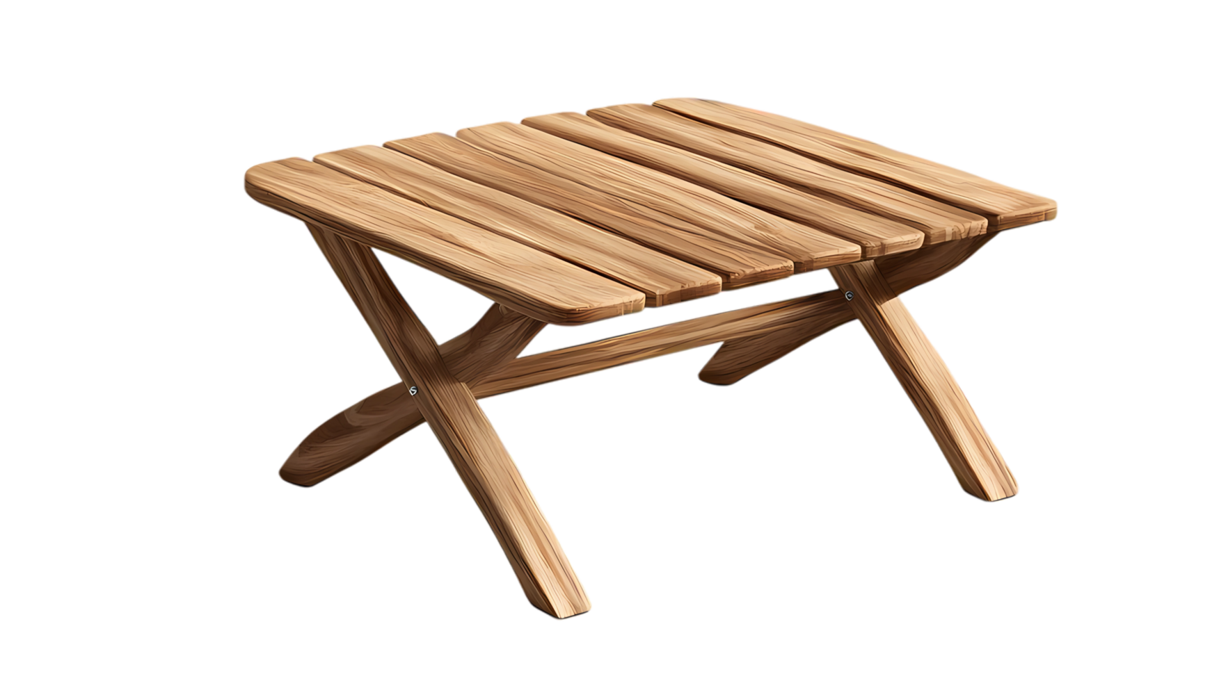 a wooden stool on a transparent background png